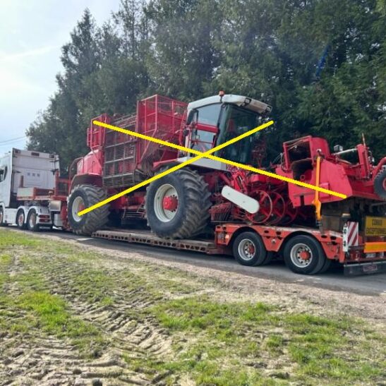 Semi-remorque porte engins 2 essieux FAYMONVILLE