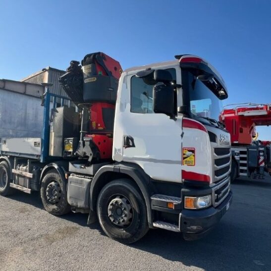 Porteur 8x2 SCANIA G 450 - Grue PALGINGER PK 42002 - SHE